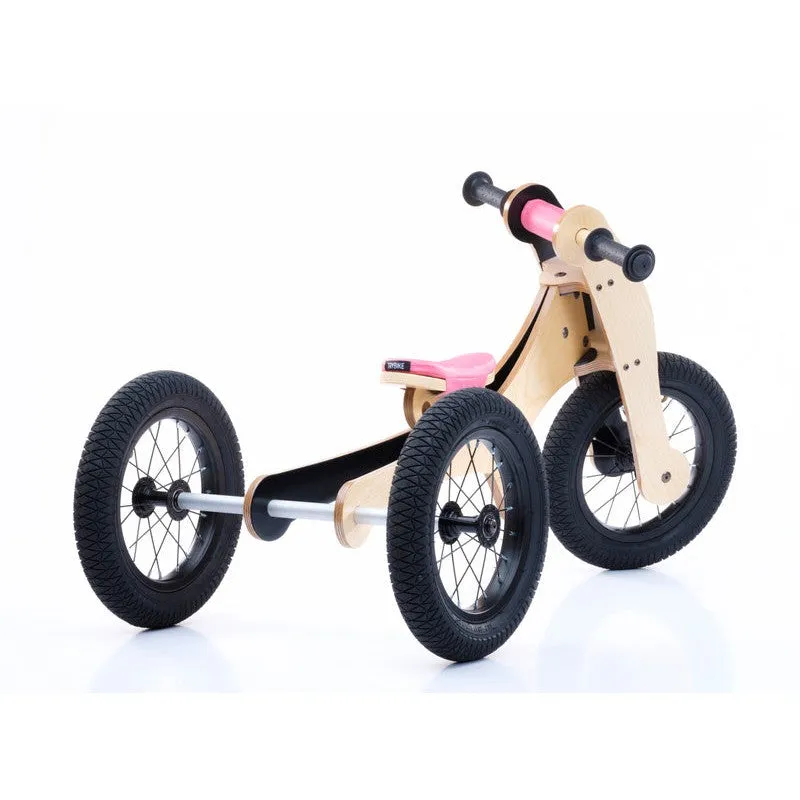 4 in 1 Wooden Bike Brown Saddle Seat Cover & Chin Protector