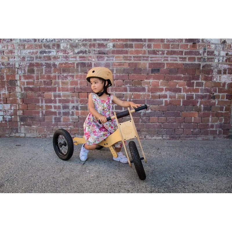 4 in 1 Wooden Bike Brown Saddle Seat Cover & Chin Protector