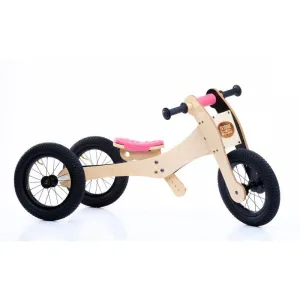 4 in 1 Wooden Bike Brown Saddle Seat Cover & Chin Protector
