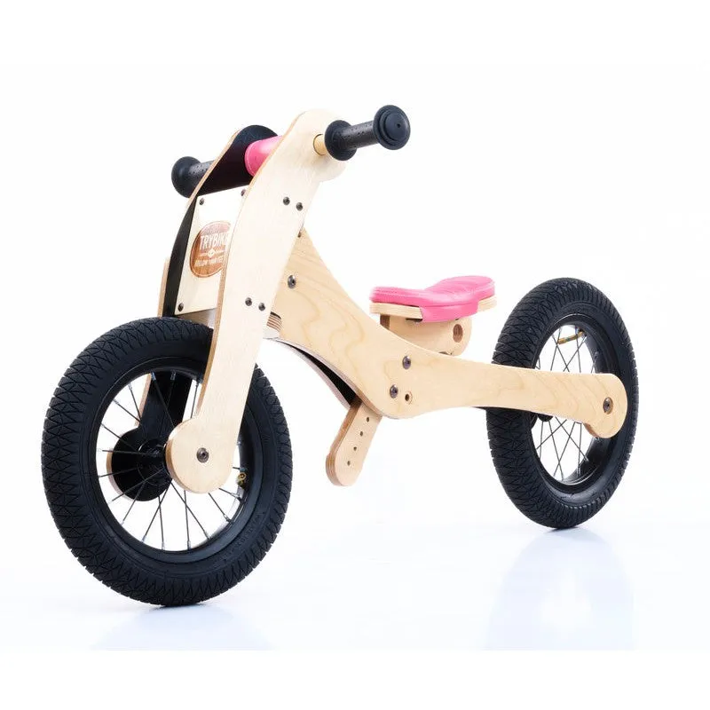 4 in 1 Wooden Bike Brown Saddle Seat Cover & Chin Protector