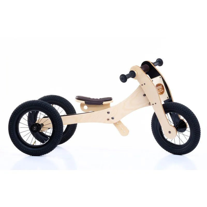 4 in 1 Wooden Bike Brown Saddle Seat Cover & Chin Protector