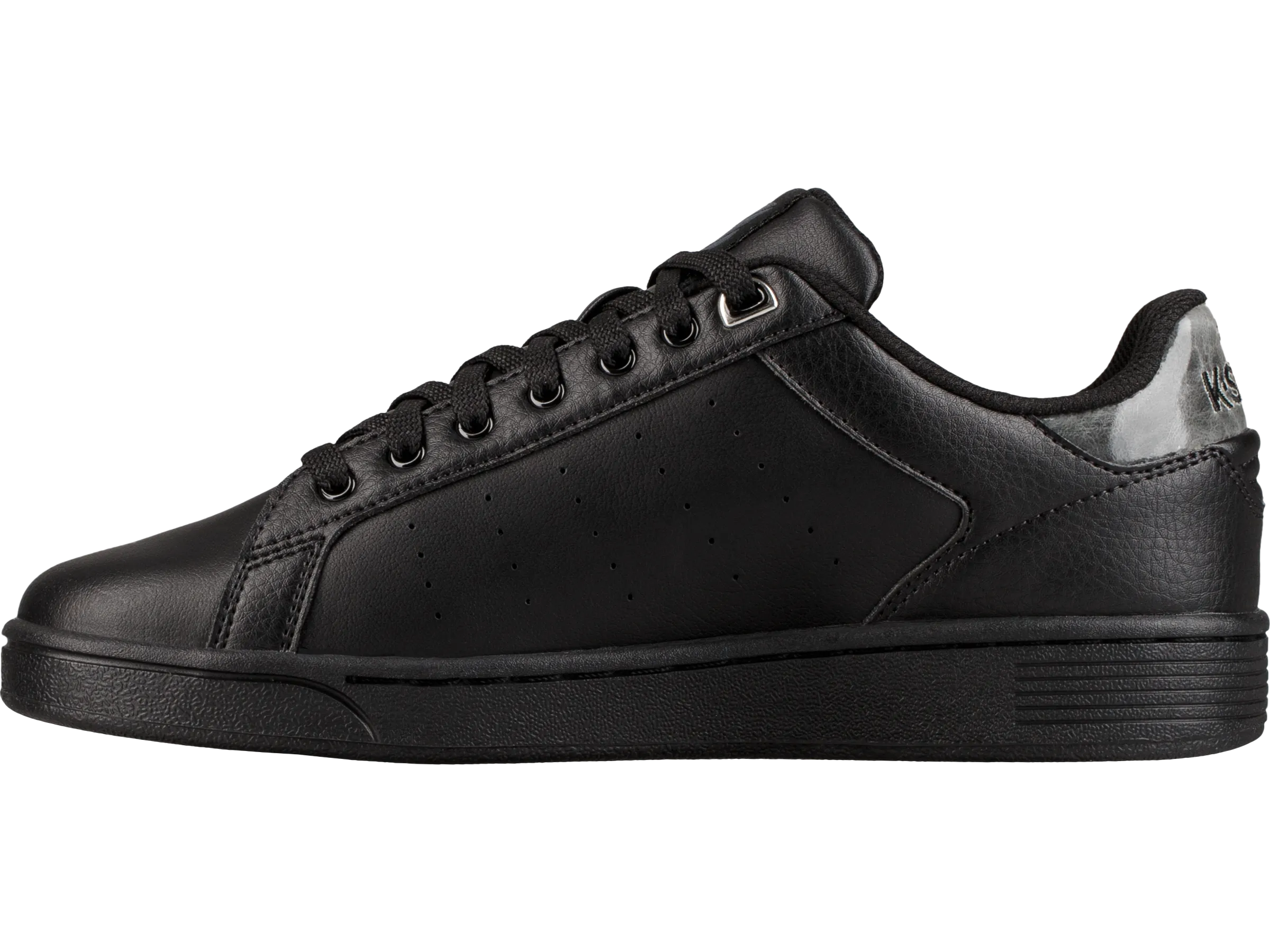 95353-006-M | WOMENS CLEAN COURT CMF | BLACK/CHARCOAL