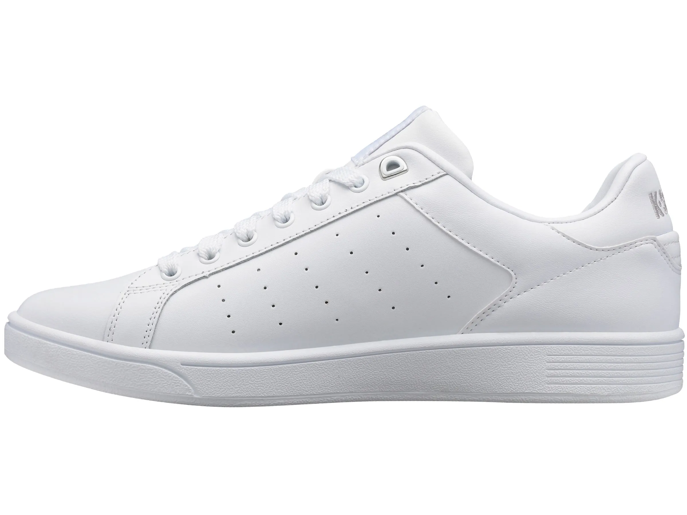 95353-148-M | WOMENS CLEAN COURT CMF | WHITE/GULL GRAY/WHITE