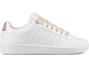 95353-198-M | WOMENS CLEAN COURT CMF | WHITE/OYSTER WHITE