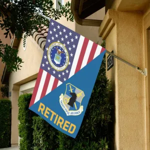 Air Force Intelligence Command Retired House Flag 28 inches x 40 inches Twin-Side Printing