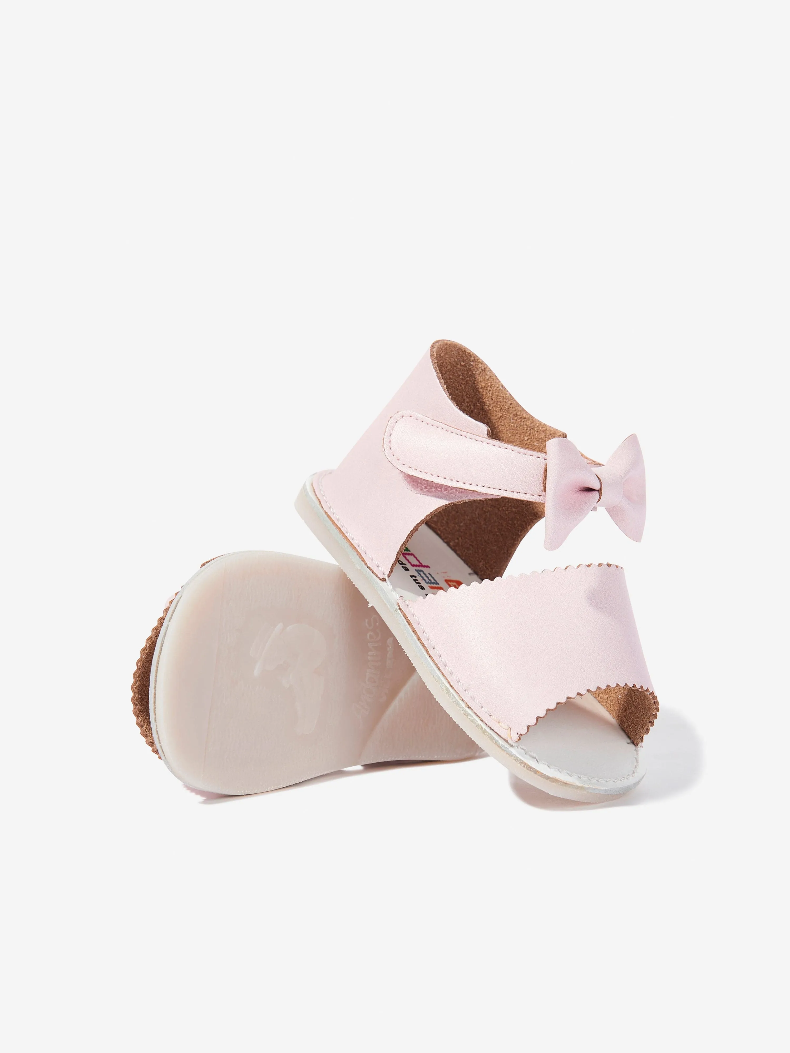 Baby Girls Bow Sandals in Pink