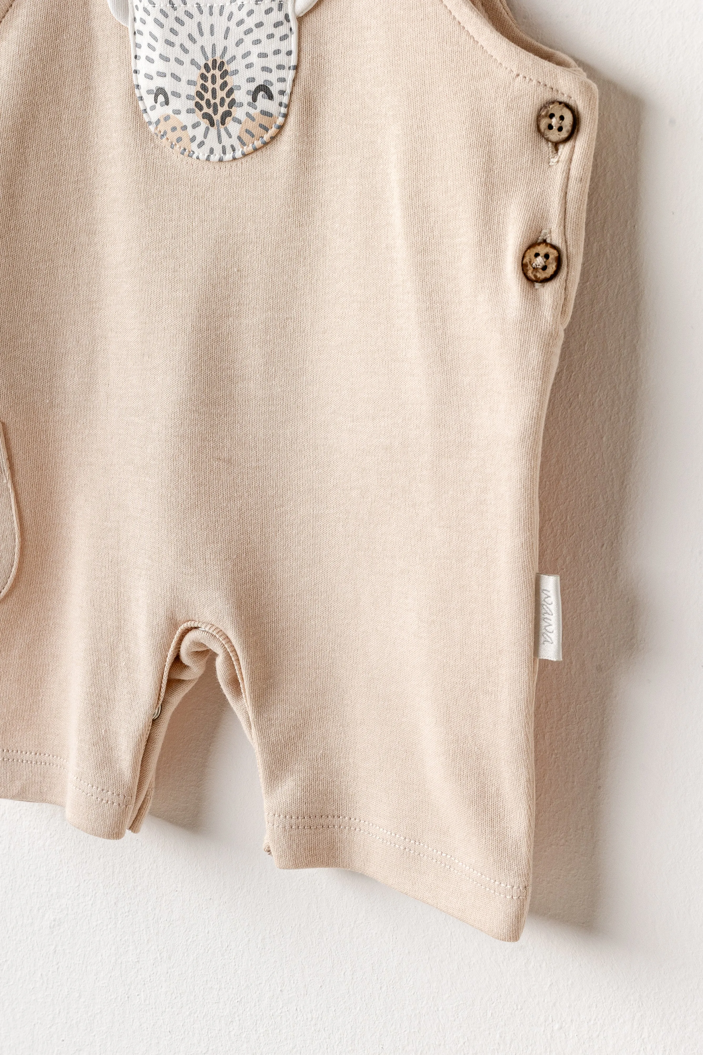 Beige Koala Jumpsuit Set