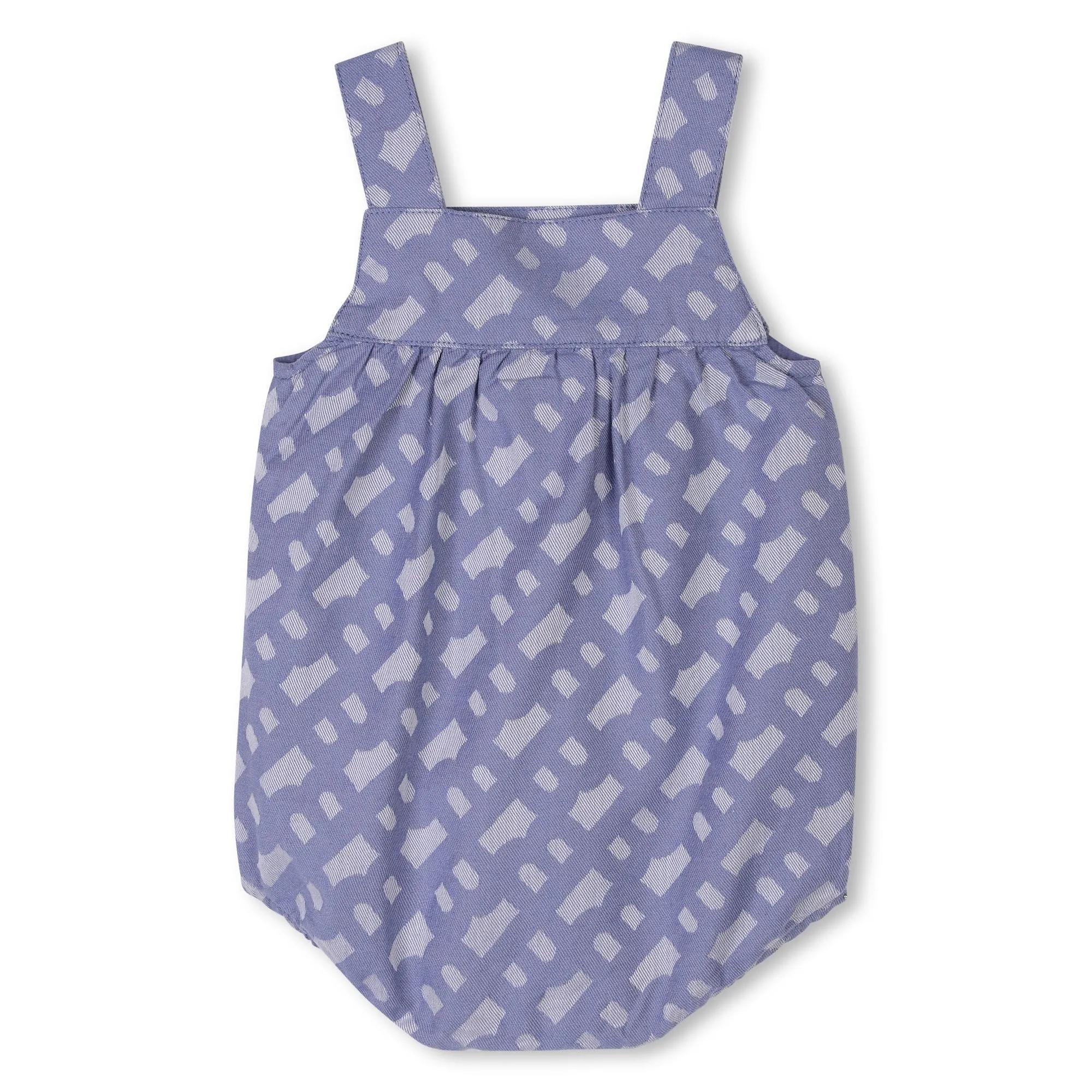 Blue Patterned All In One Hat Set