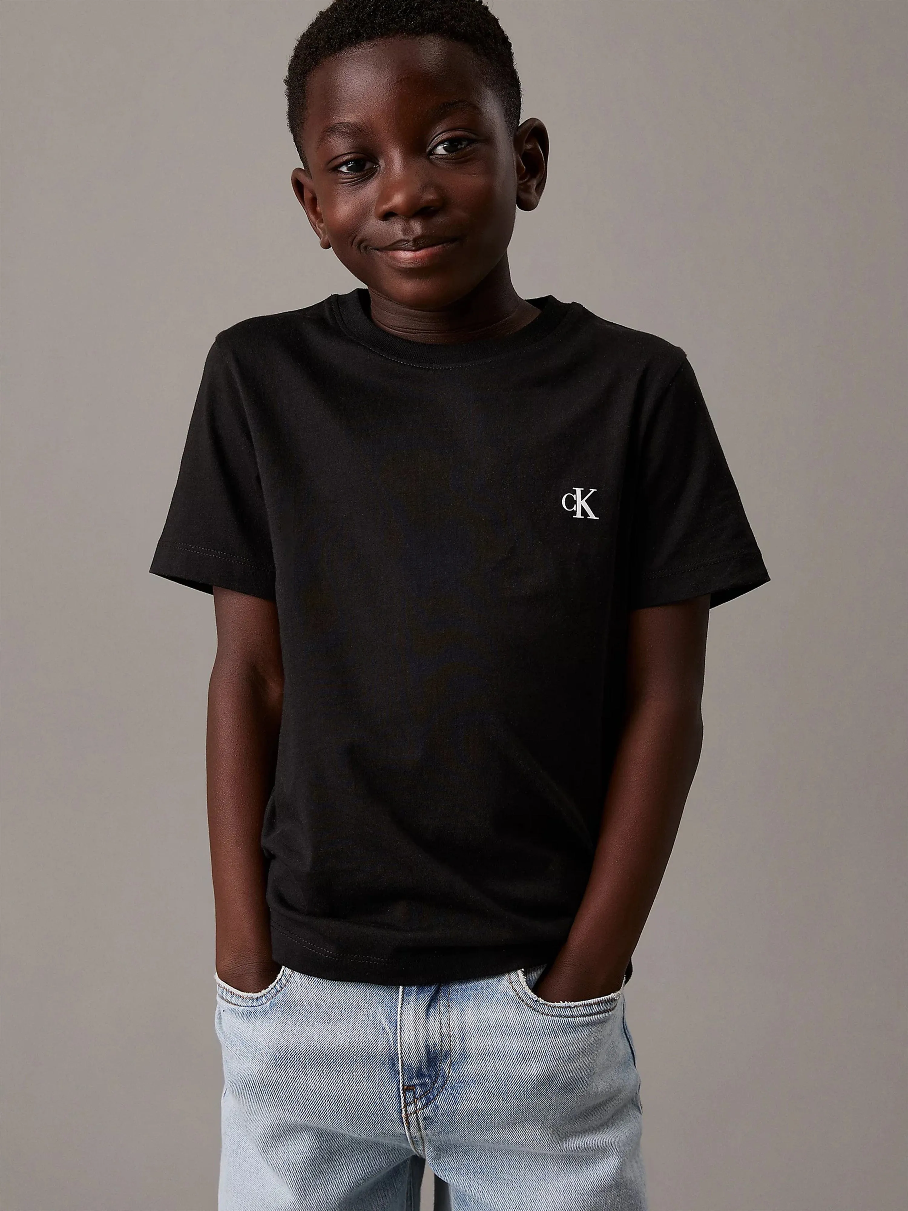 Boys 2 Pack T-Shirt Set in Multicolour