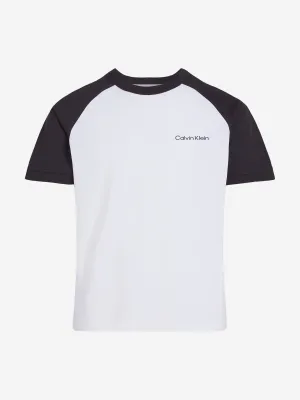 Boys Colourblock T-Shirt in White