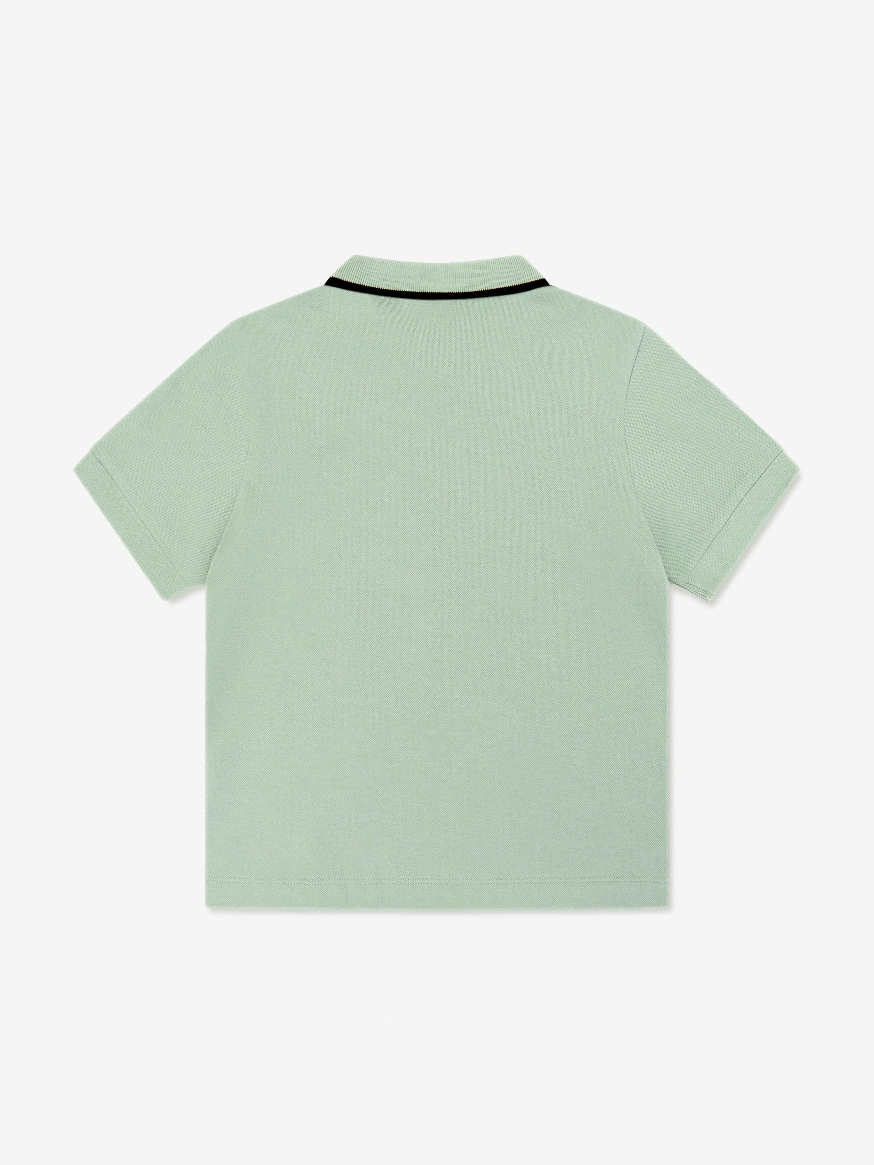 Boys Logo Polo Shirt in Green