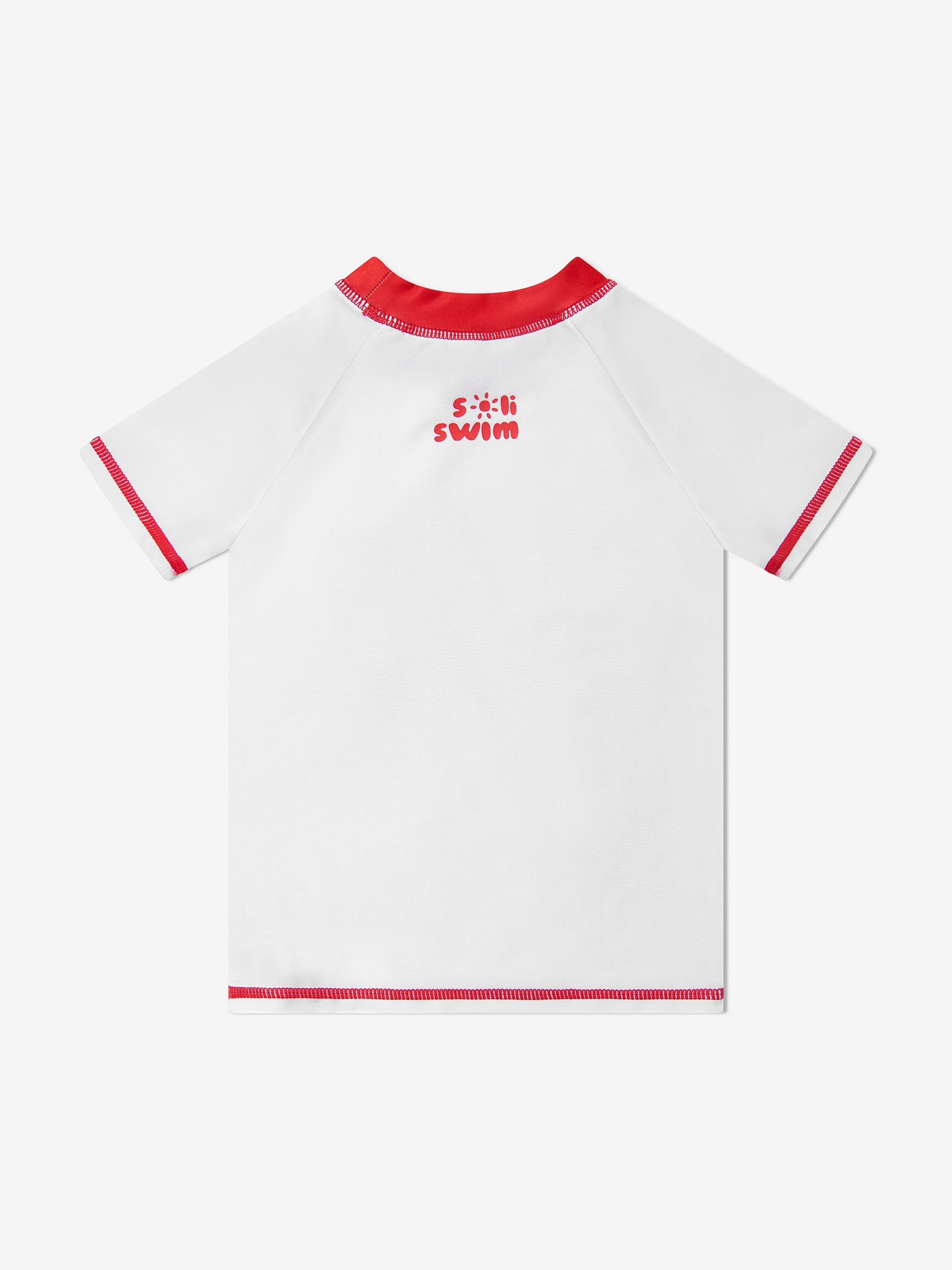Boys Rash Guard in White (UPF50 )