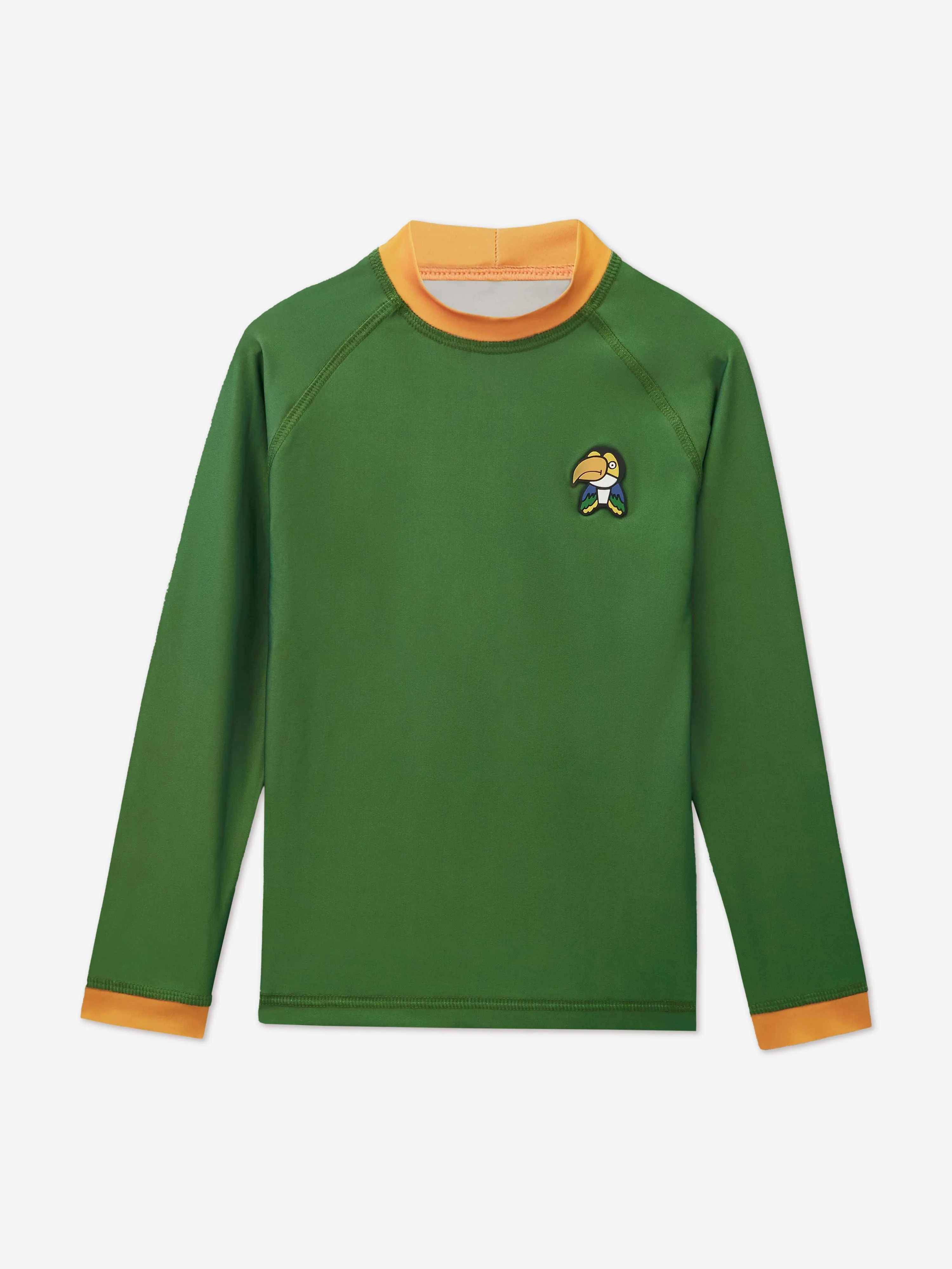 Boys Toucan Sun Protective Rash Vest in Green (UPF50 )
