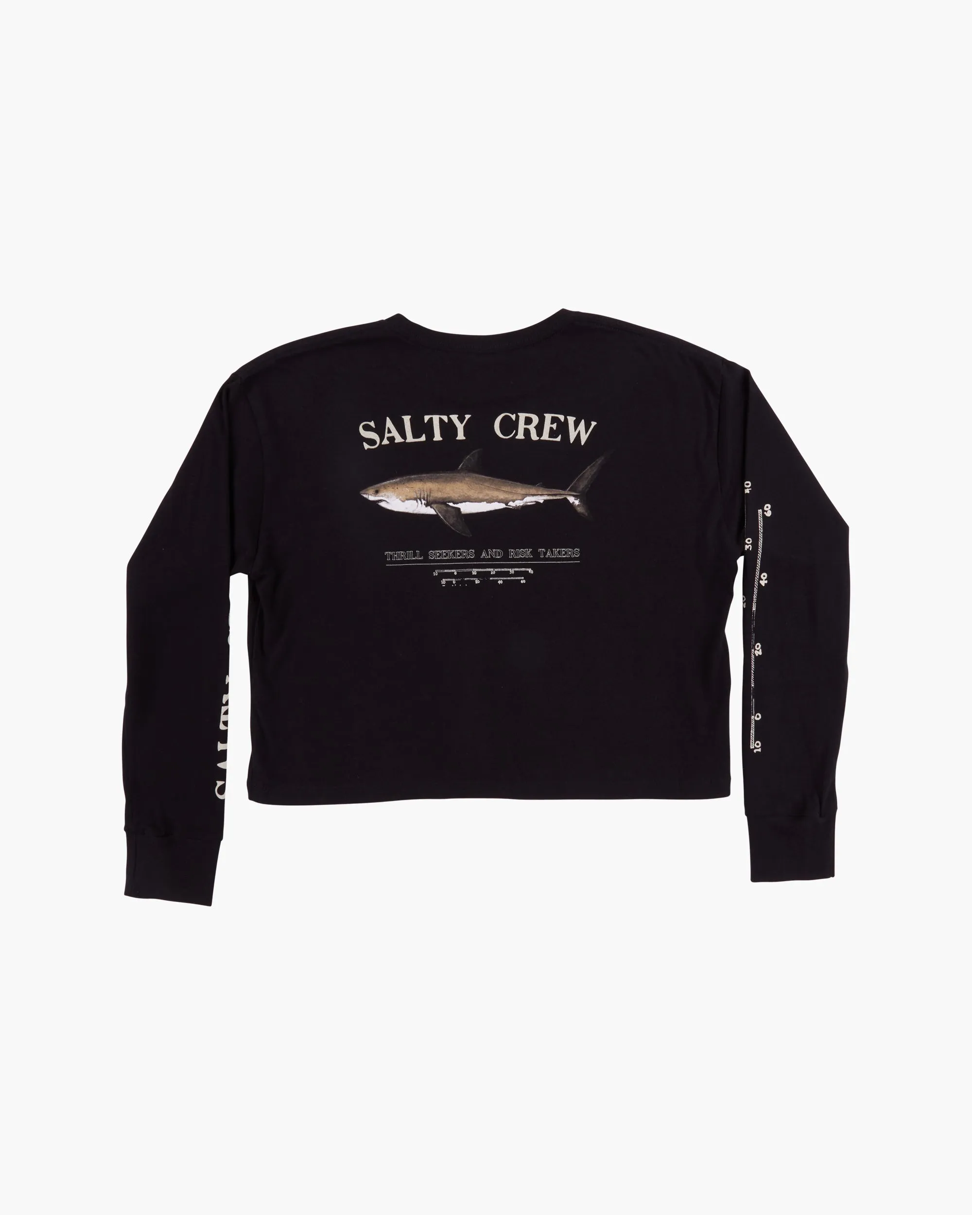 Bruce Long Sleeve Crop - Black