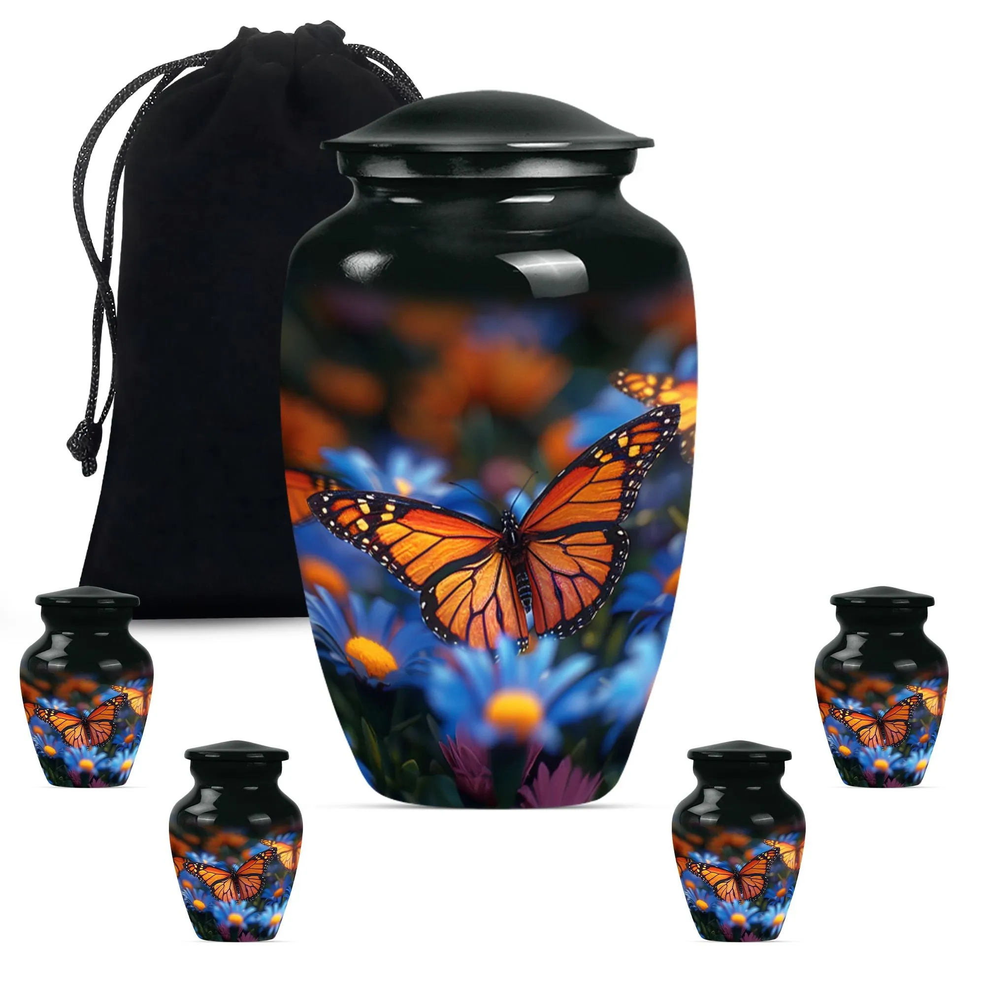 Butterfly Memorial Large Urn: Lasting Tribute for Loved Ones