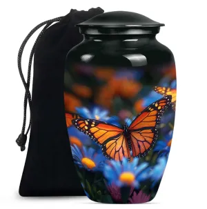 Butterfly Memorial Large Urn: Lasting Tribute for Loved Ones