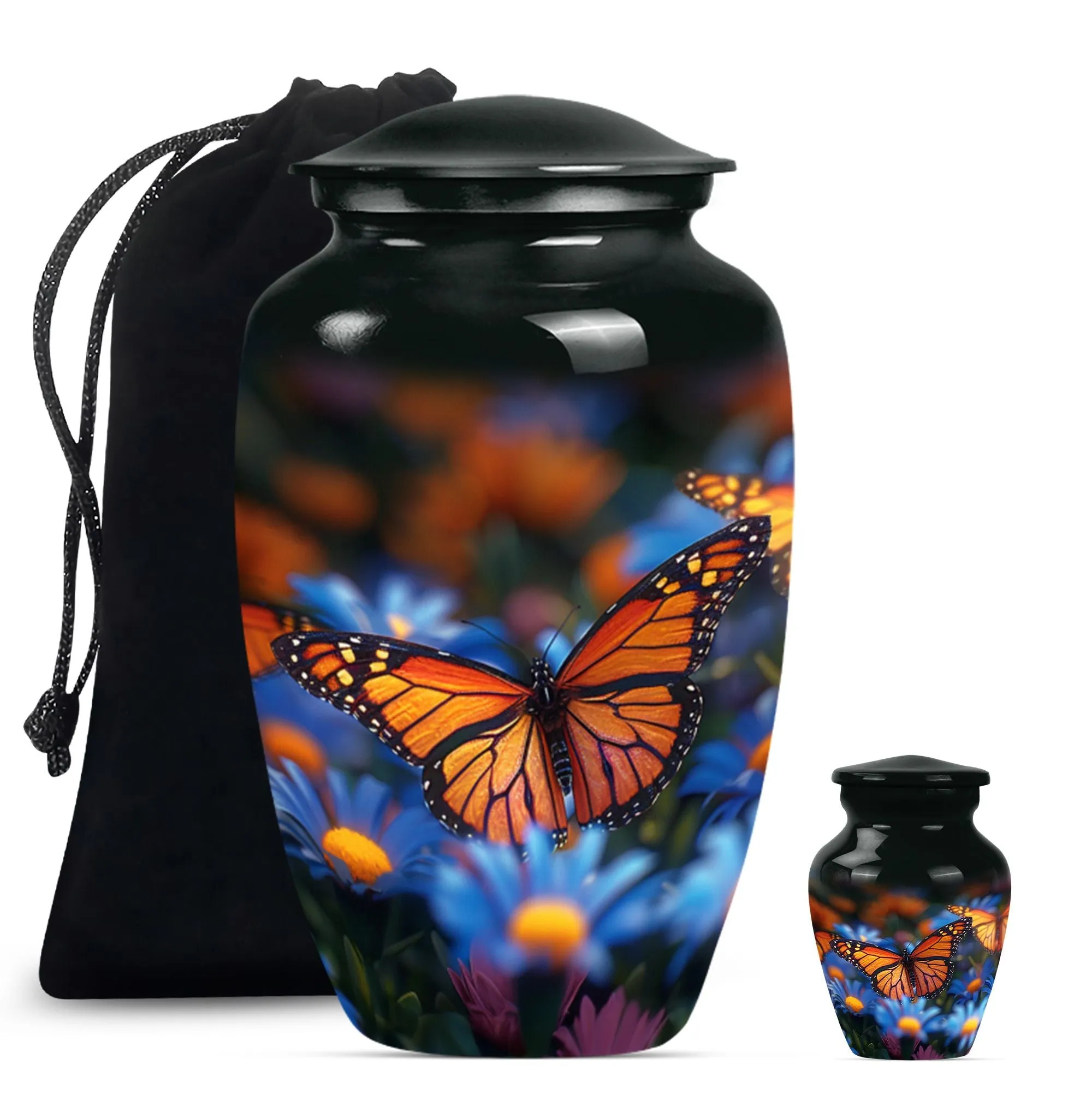 Butterfly Memorial Large Urn: Lasting Tribute for Loved Ones