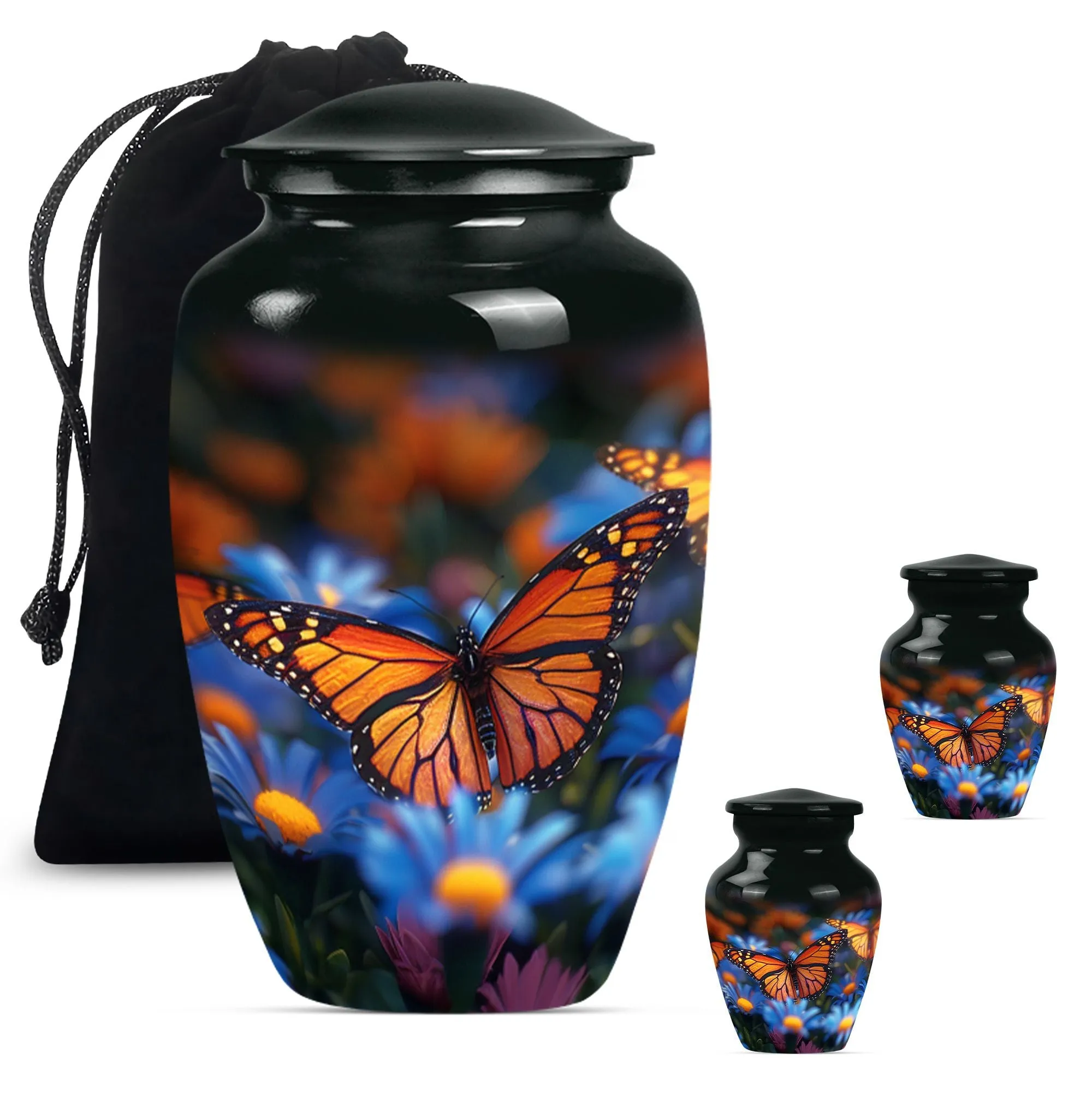 Butterfly Memorial Large Urn: Lasting Tribute for Loved Ones