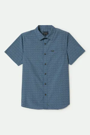 Charter Print S/S Shirt - Azure Blue/Micro Floral