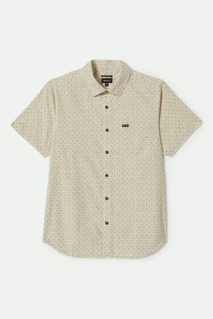 Charter Print S/S Shirt - Off White/Micro Floral