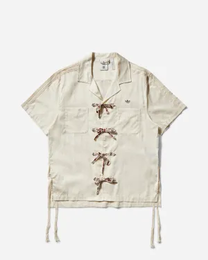 CLOT by Edison Chen Bowling Shirt Cream White