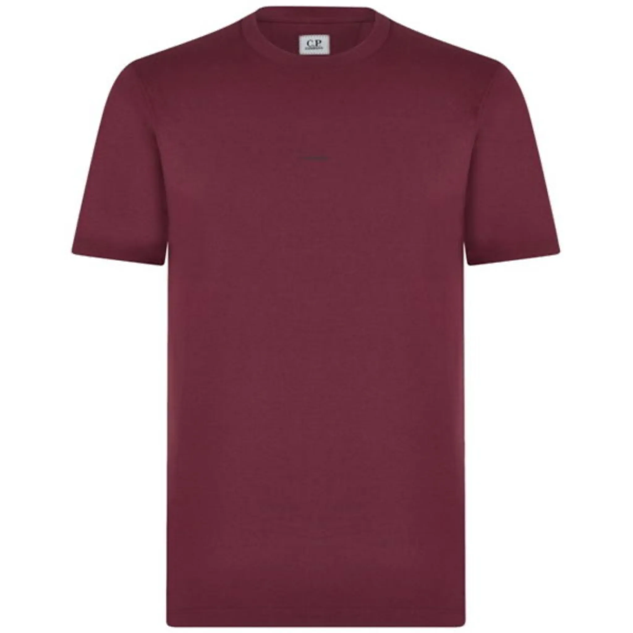 CP Company Burgundy Graphic T-Shirt
