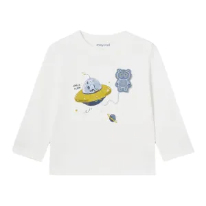Cream Space Team Graphic T-Shirt