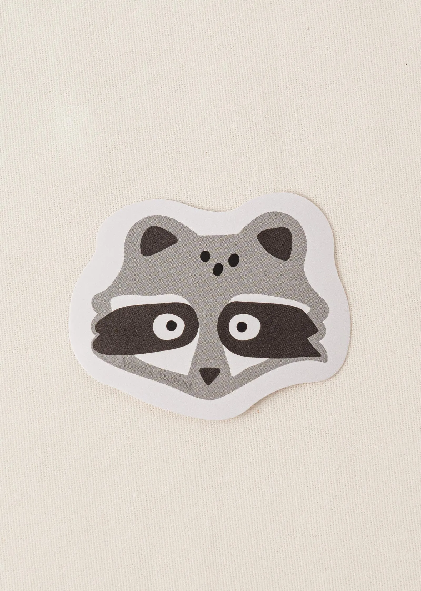 Cute Raccoon - Vinyl Sticker