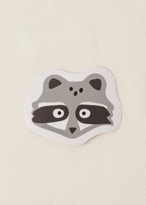 Cute Raccoon - Vinyl Sticker