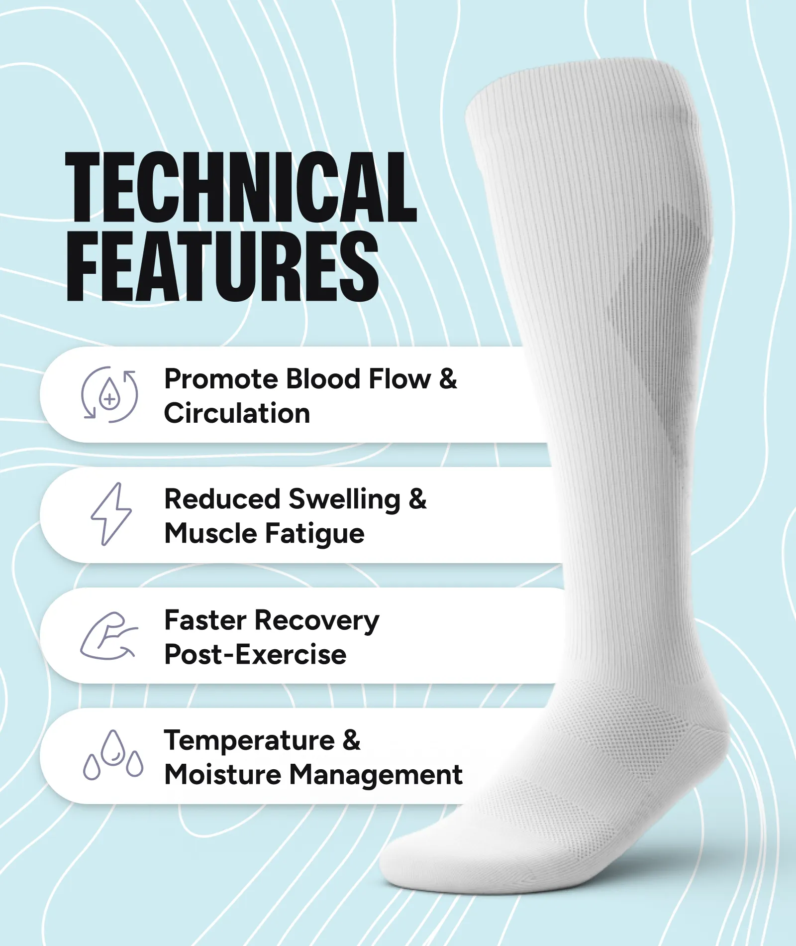 Dark Magic Knee High Compression Socks