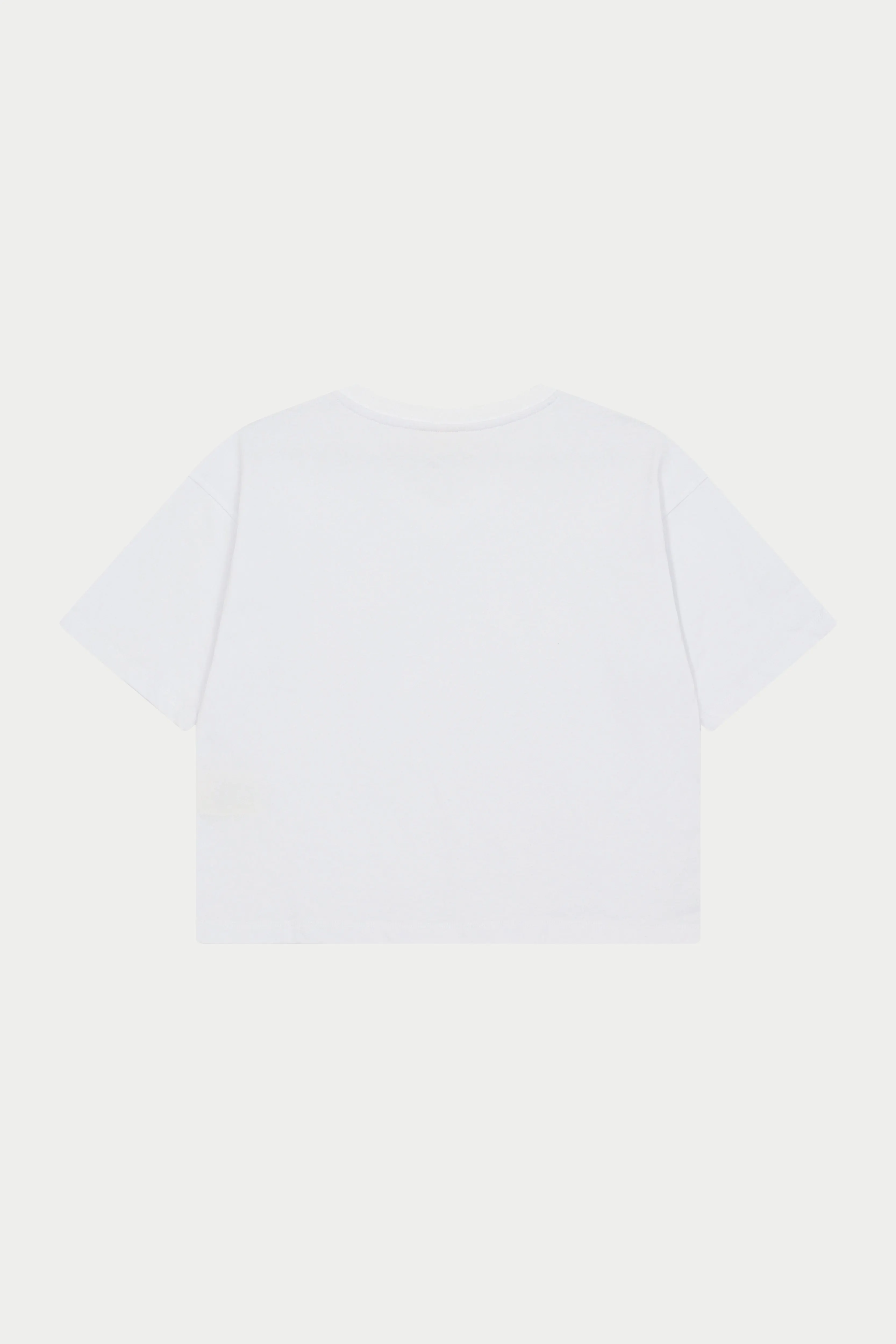 EMBROIDERED PALM GRAPHIC BOXY T-SHIRT - WHITE
