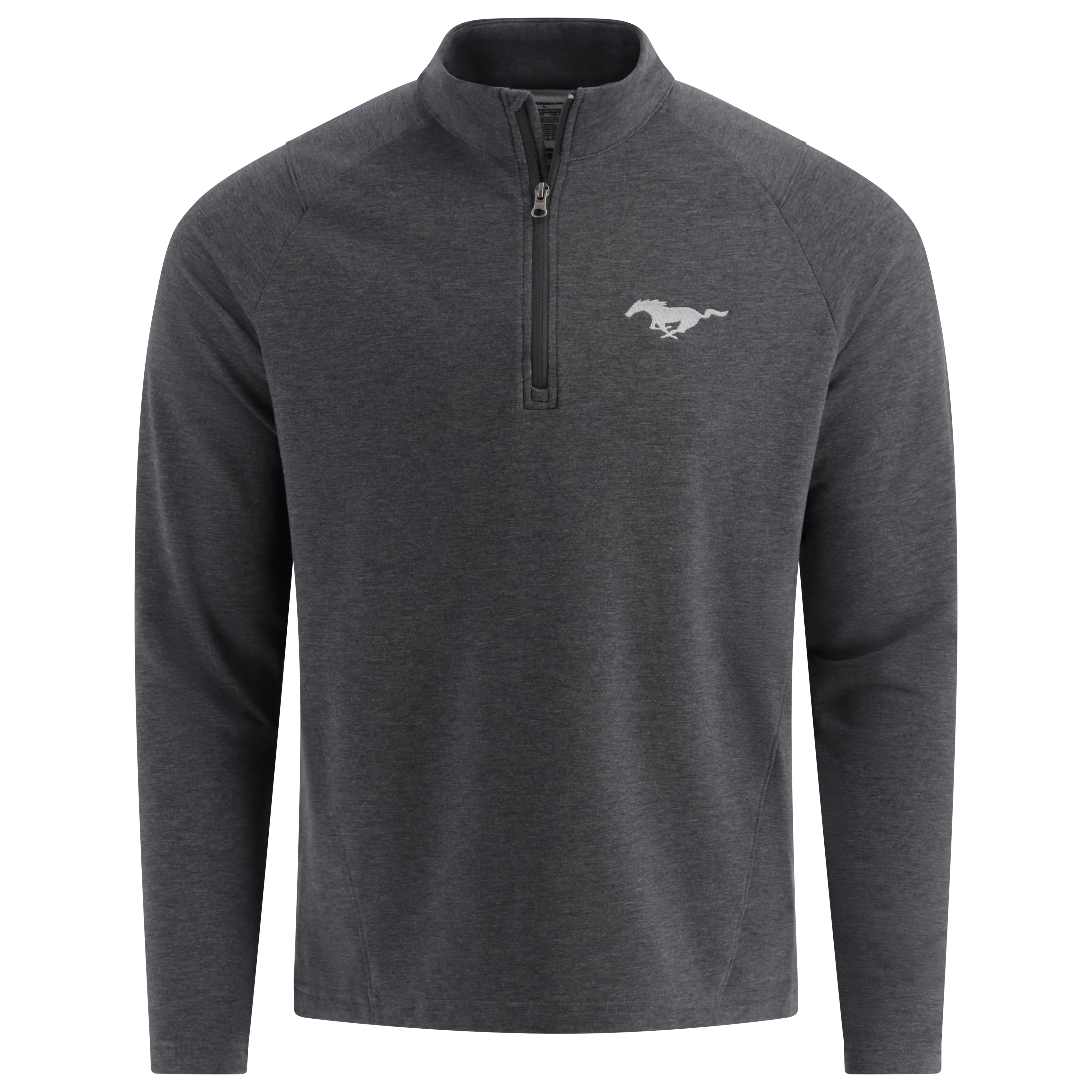 Ford Mustang History Diamond Heather Fleece 1/4 Zip Pullover