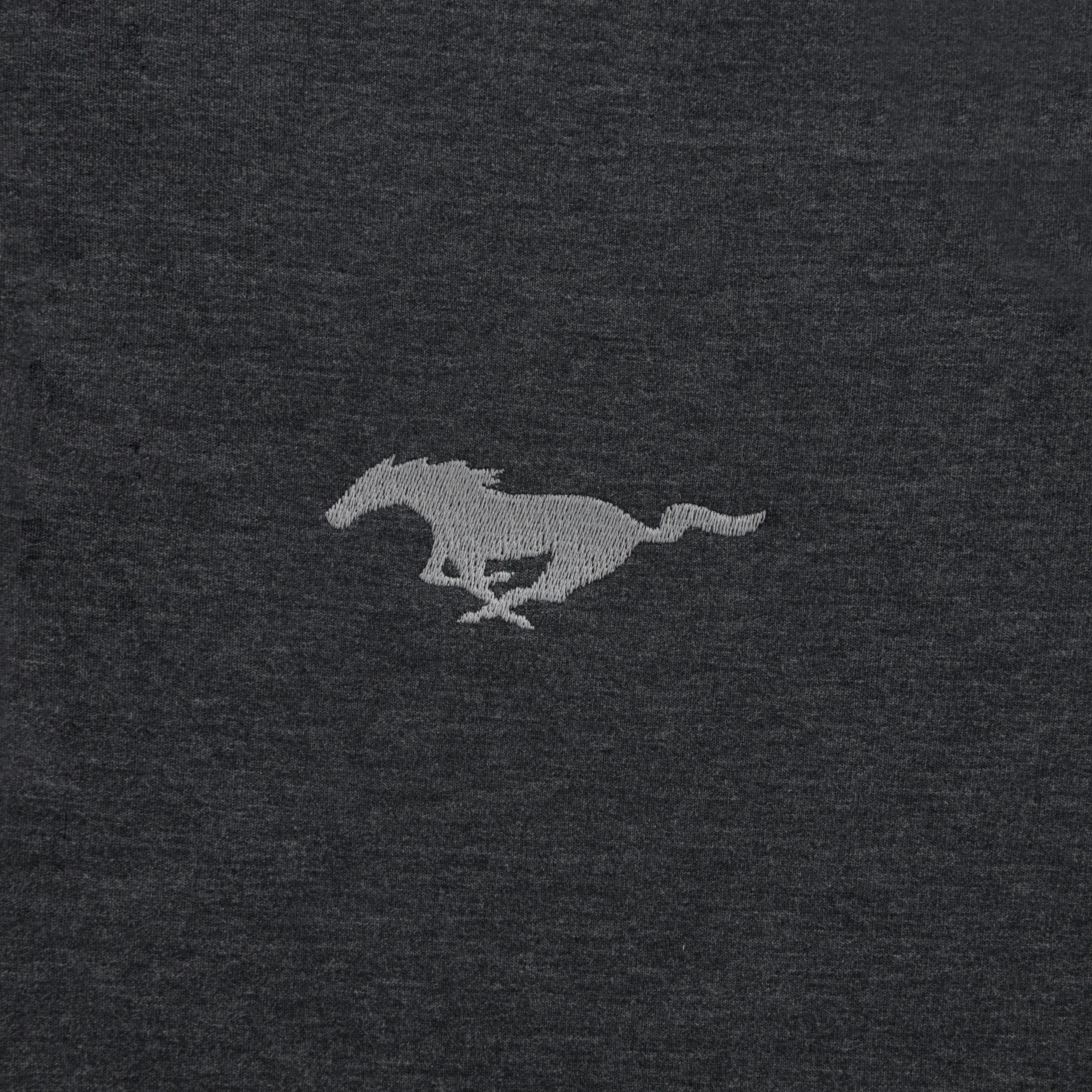 Ford Mustang History Diamond Heather Fleece 1/4 Zip Pullover