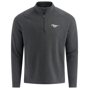 Ford Mustang History Diamond Heather Fleece 1/4 Zip Pullover