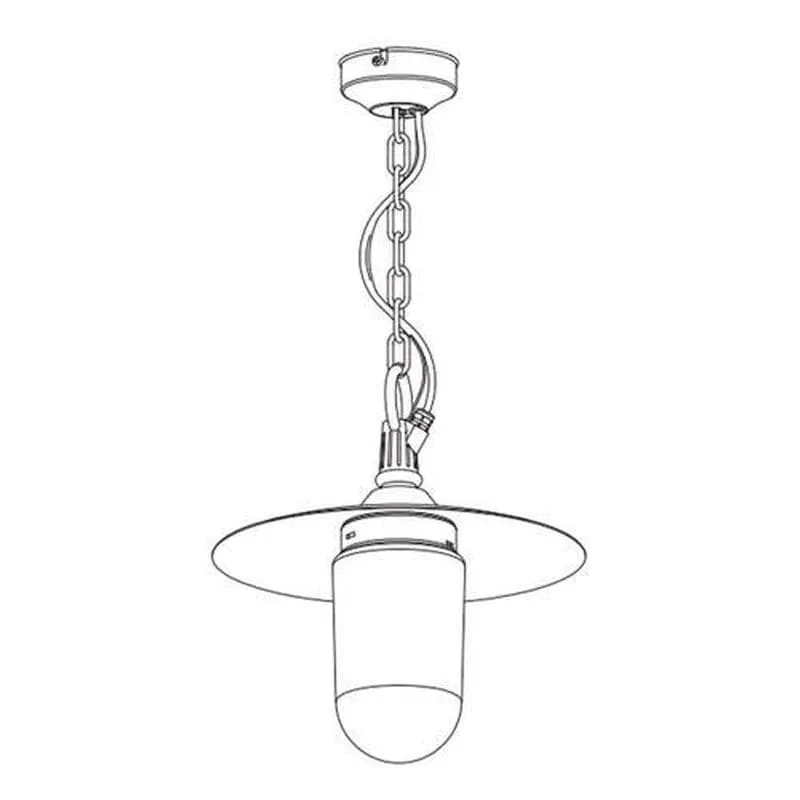 French Made Exterior Pendant Light