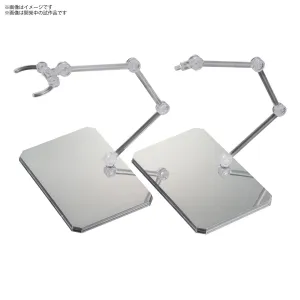 Gundam Action Base 6 Clear Mirror Stickers Set Stand Model Kit