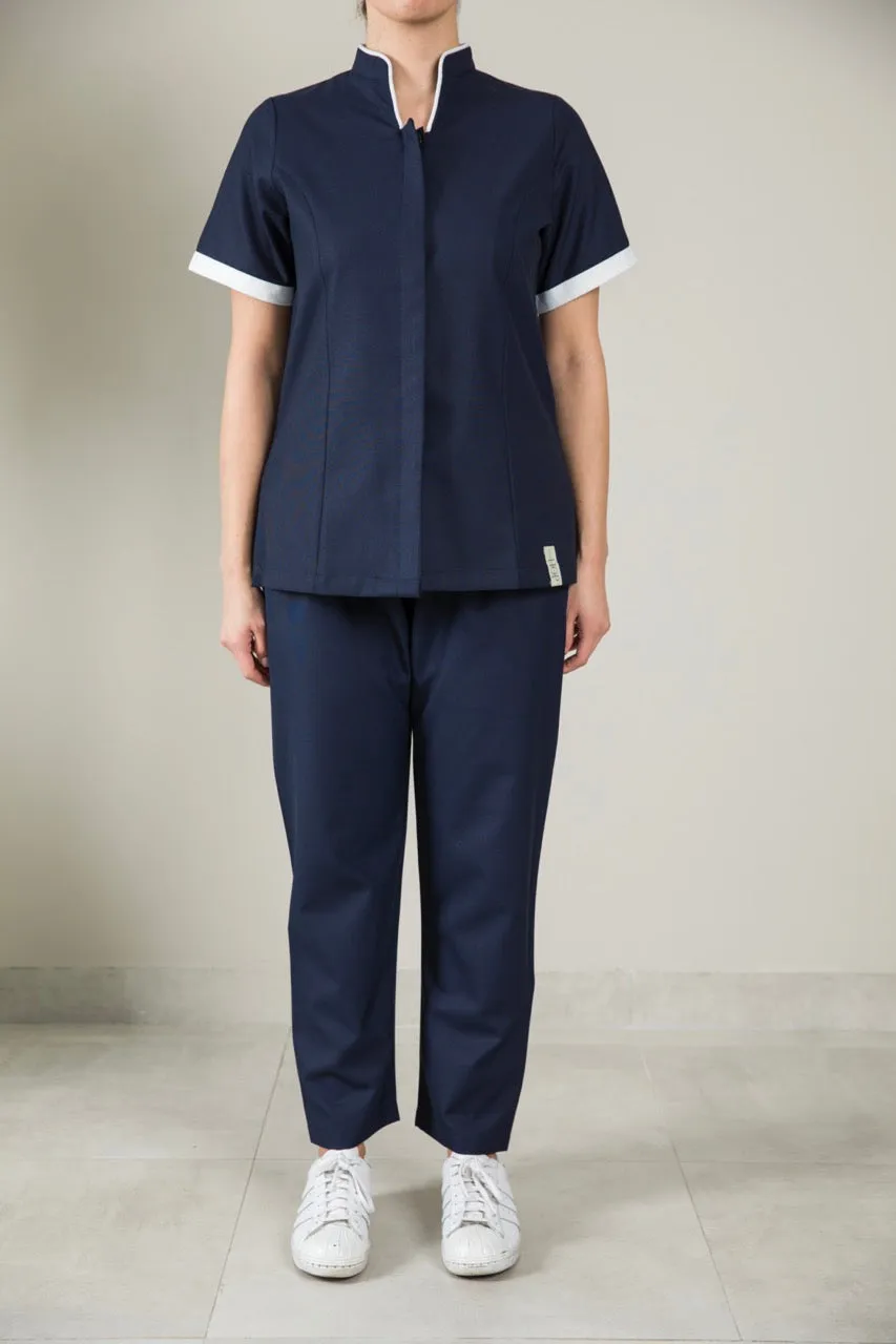 HOP Couture | Mayfair | Navy.Offwhite