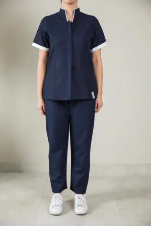 HOP Couture | Mayfair | Navy.Offwhite