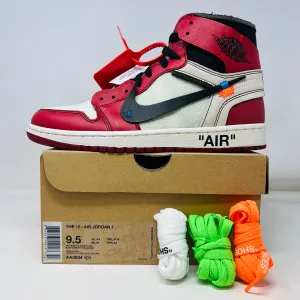 Jordan 1 Retro High Off-White Chicago 9.5