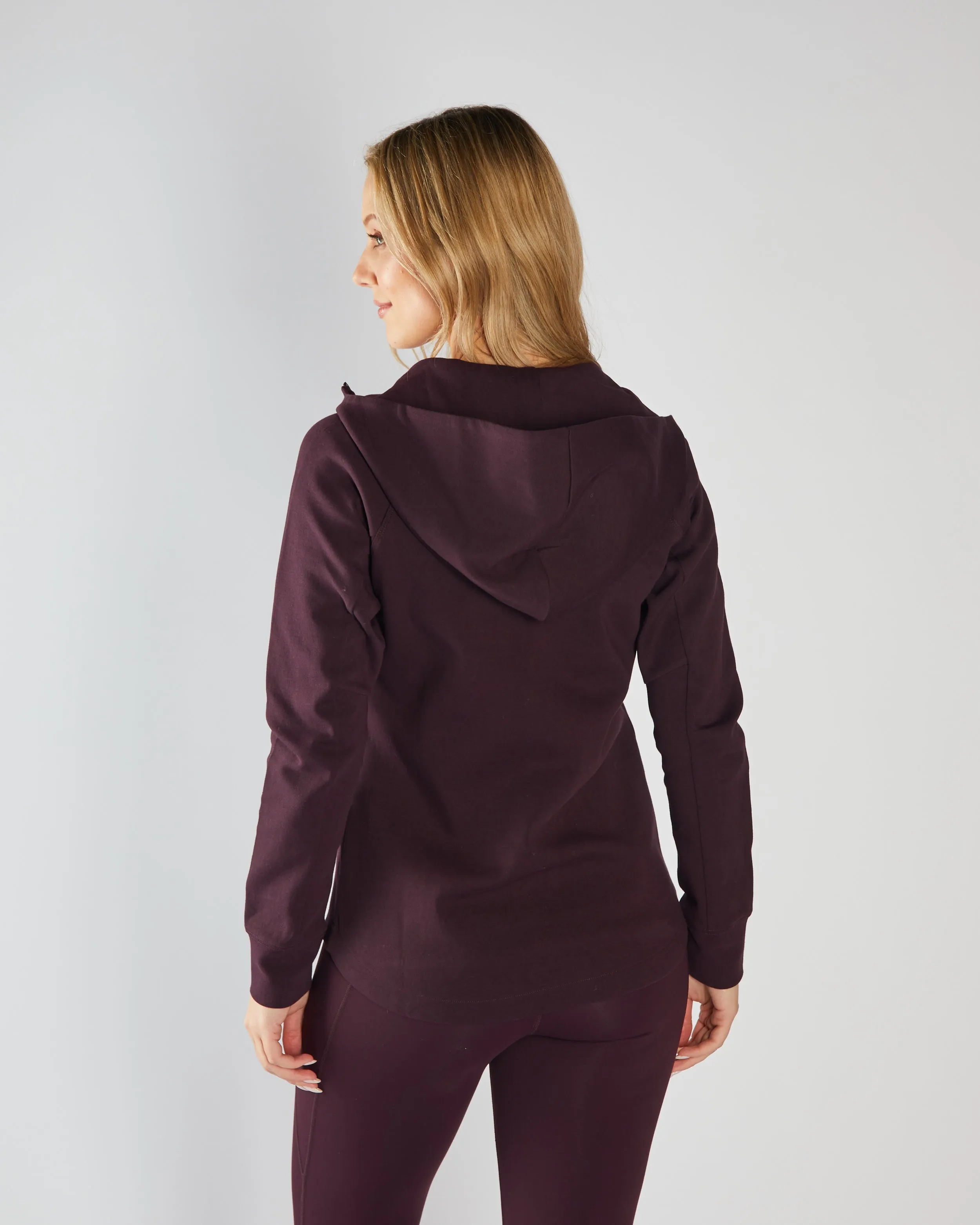 Kai Full Zip Hoody Plum