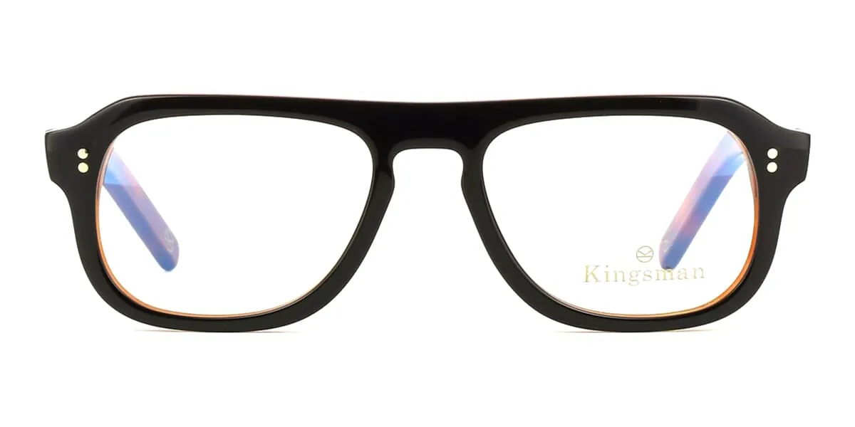 Kingsman X Cutler and Gross 0822 BDTO Black on Dark Tortoise