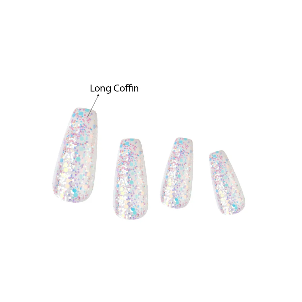 Kiss Gel Fantasy Dreamdust Nails - Fariest