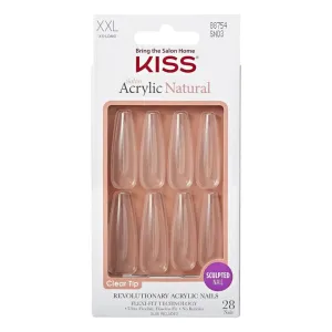 Kiss Salon Acrylic Natural Nails - Be Natural