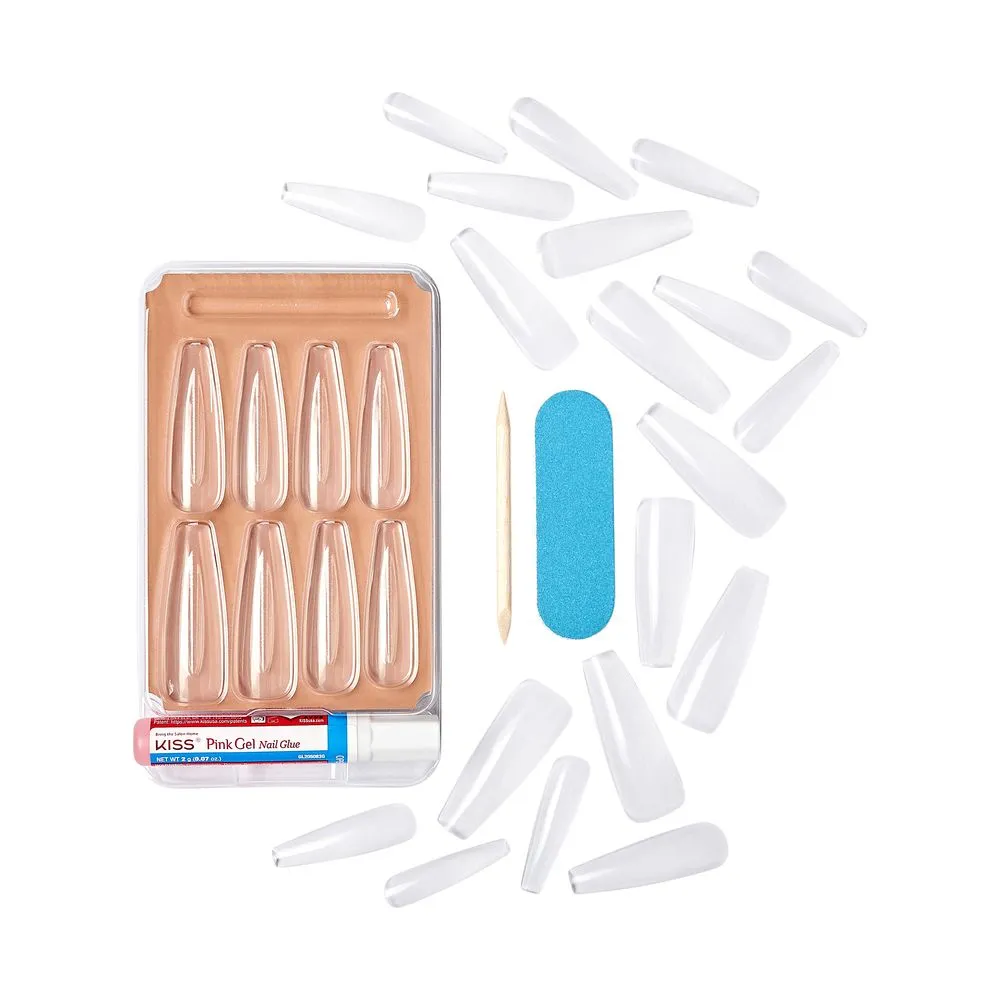 Kiss Salon Acrylic Natural Nails - Be Natural