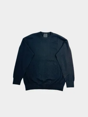 Maglione Nero Uomo Con Patch Bandana Sul Retro