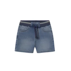 Medium Soft Denim Bermuda Shorts