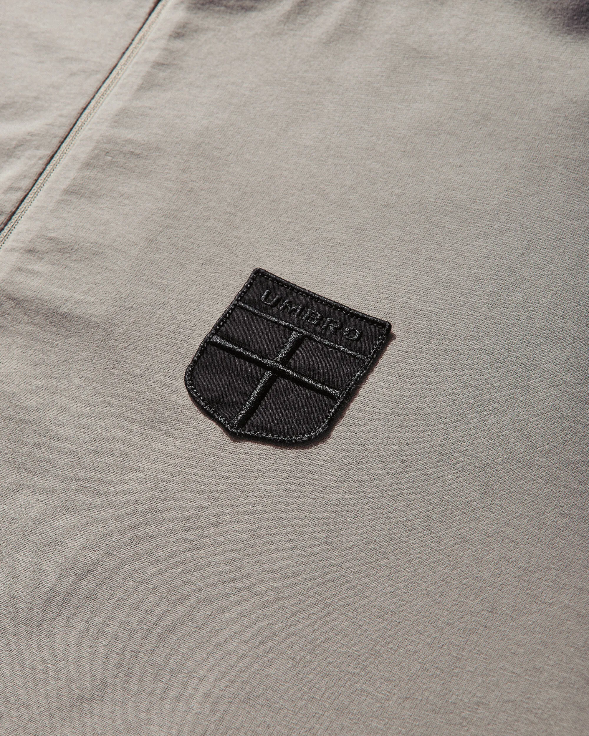 Men's Crest Jersey Zip Hoodie Taupe