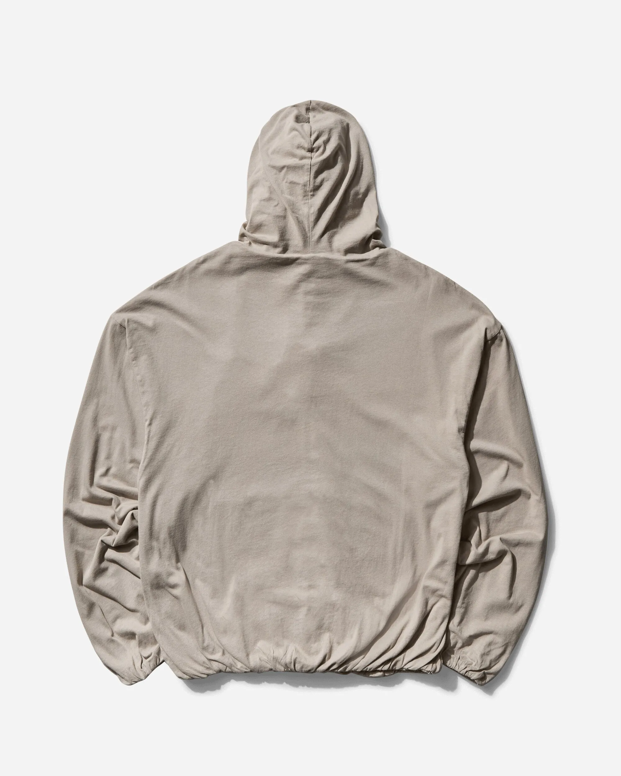 Men's Crest Jersey Zip Hoodie Taupe