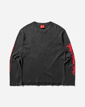 Men's Disco Devil Longsleeve T-Shirt Black Vintage Wash