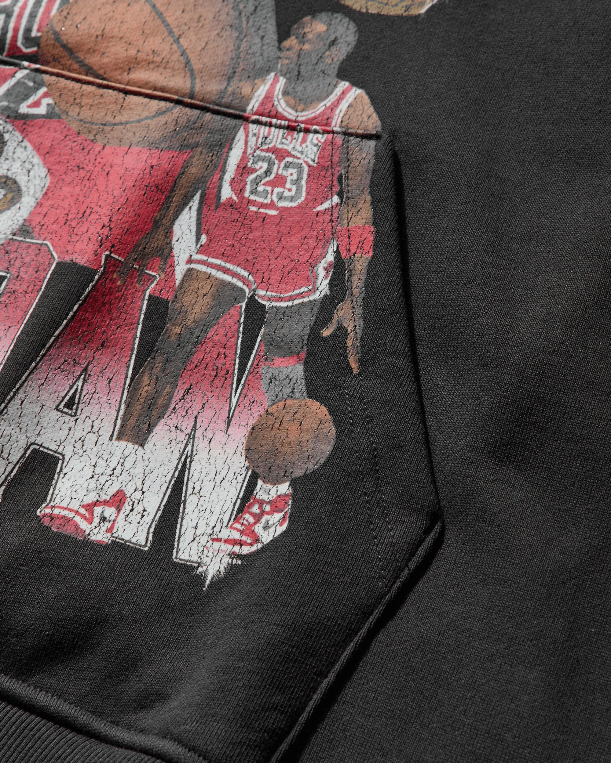 Men's Flight Fleece Graphic Hoodie Off Noir